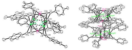 以胺（TPrA 和 DBAE）为共反应物的[Pt2Ag4(C≡CC6H4R)8]n (R =CH3, n =1;R=H, n = 1 and 2)的电致化学发光性质及对苏丹红I的检测