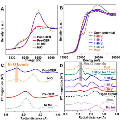 Mo6Ni6C重构为碳互联的MoNi合金析氧催化剂