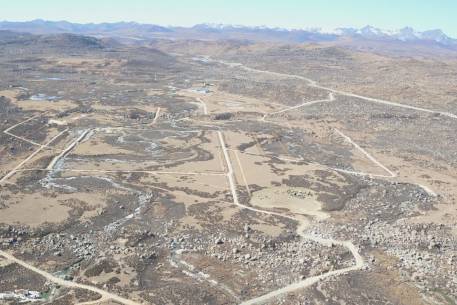 2016年11月，观测站中心水池鸟瞰图