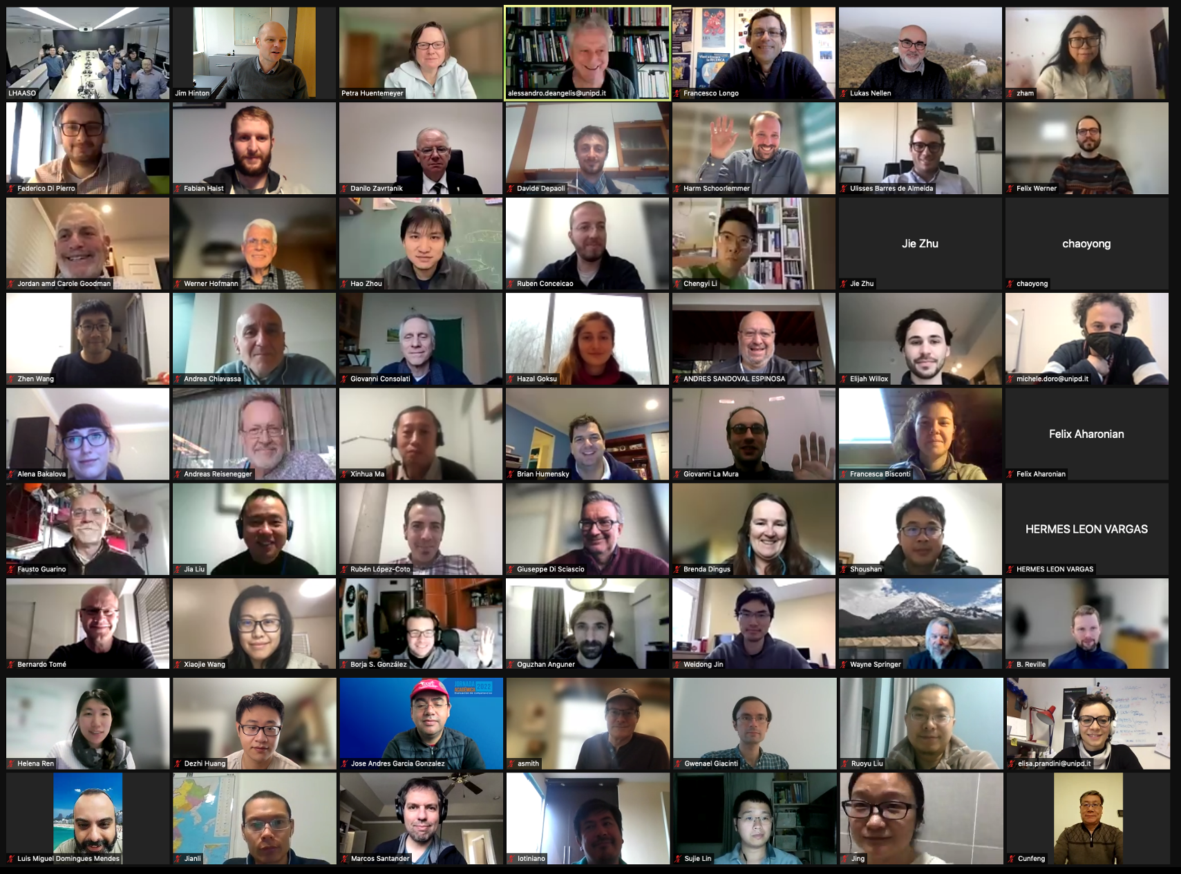 LHAASO与SWGO合作研讨会第一次会议成功举行