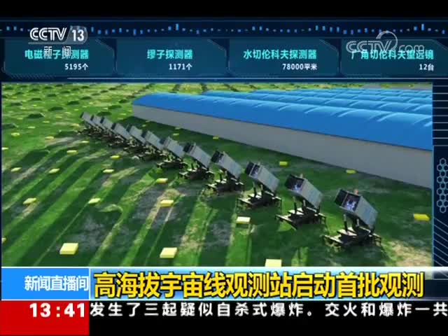 【CCTV新闻直播间】高海拔宇宙线观测站启动首批观测